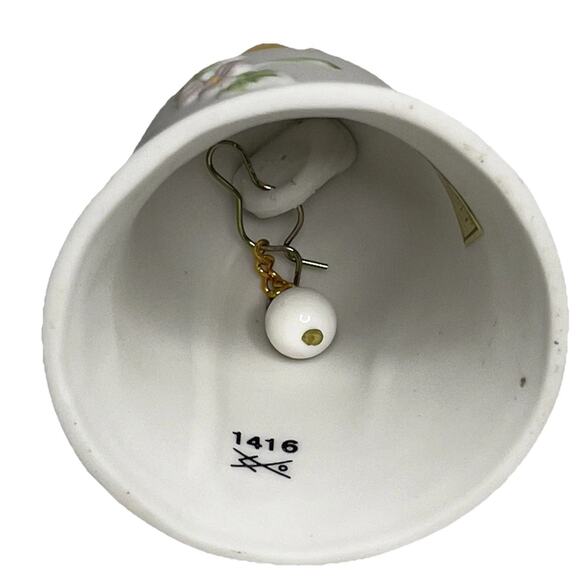 Homco Bell Figurine Porcelain Boy Playing Violin Fiddle 1416 Vintage - Picture 7 of 10